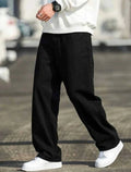 Denim Langford Men Loose Fit Mid Rise Black Jeans